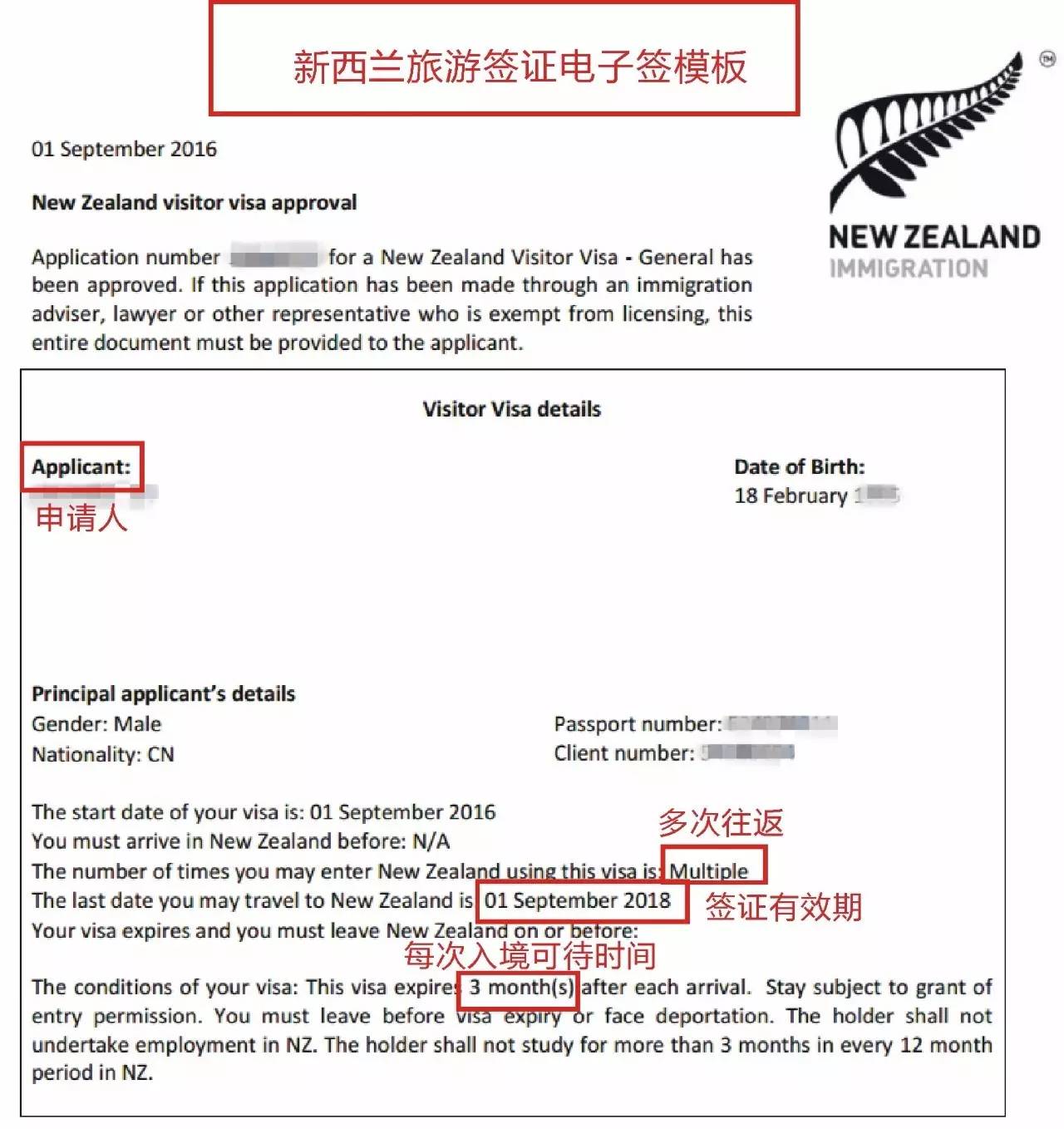 新西蘭探親簽證材料_新西蘭父母探親簽證_新西蘭探親簽證材料