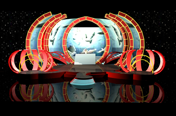 舞臺背景幕布設計_舞臺藝術設計與制作_3d制作舞臺