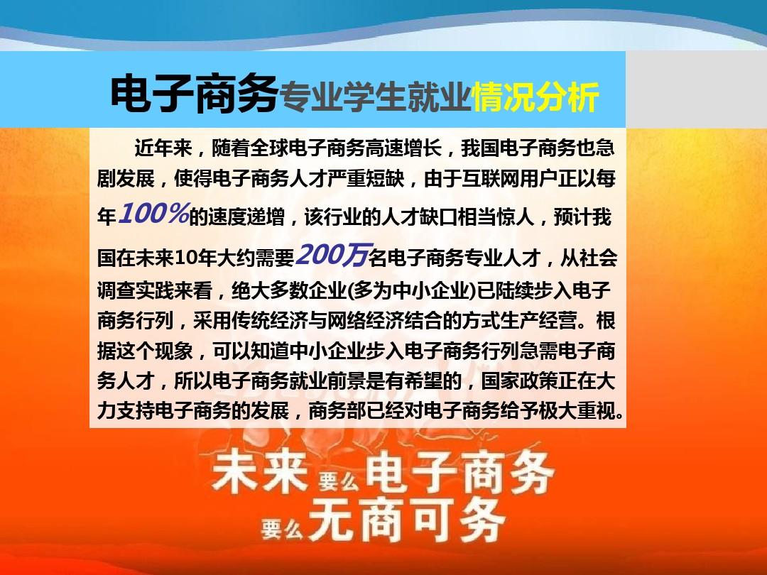 電子商務(wù)就業(yè)方向_商務(wù)英語(yǔ)的就業(yè)方向_商務(wù)咨詢(xún)系統(tǒng)就業(yè)方向