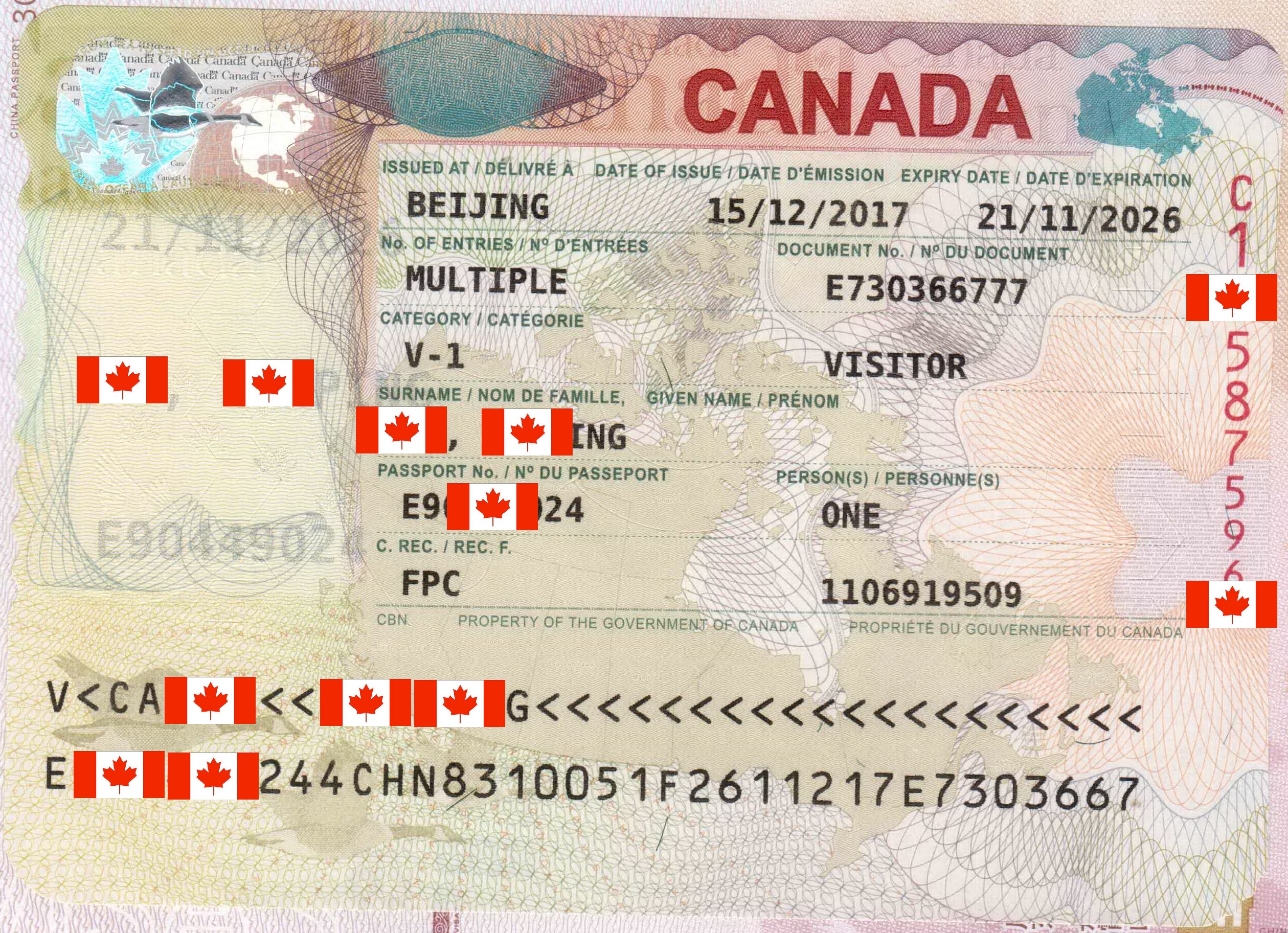 加拿大探親簽證材料_加拿大探親簽證材料清單_加拿大探親簽證多長時間
