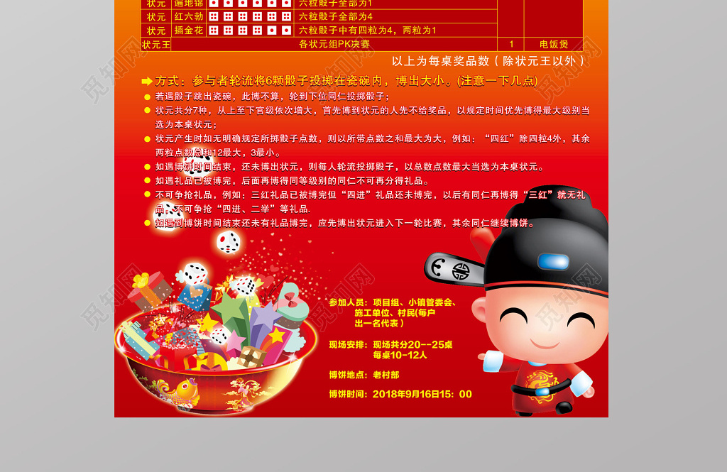 中秋博餅標(biāo)準(zhǔn)規(guī)則_中秋博餅活動(dòng)規(guī)則_中秋博餅規(guī)則圖word