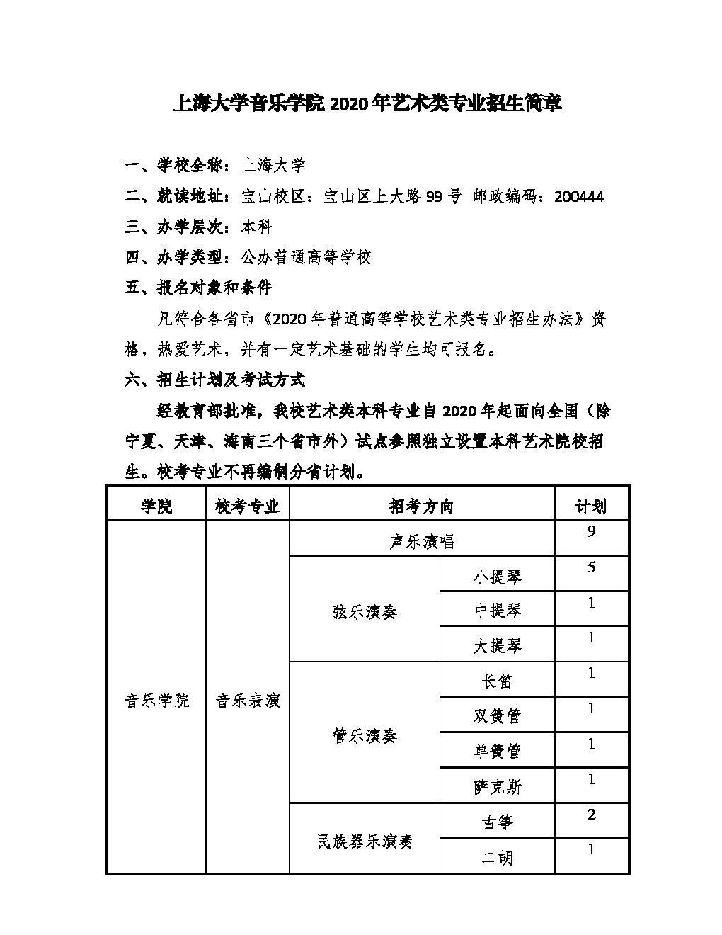 天津音樂學院本科簡章2021_2023天津音樂學院是幾本最新要求_天津音樂學院本科幾年制