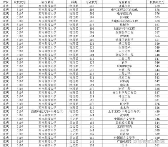 2024年西南科技大學專科錄取分數線（所有專業分數線一覽表公布）_2024年各省市專業高考錄取分數線_2024福州科技職業技術學院錄取分數線