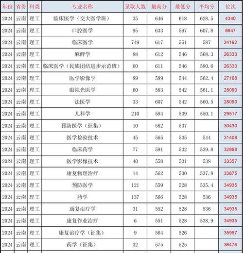 2024年昆明醫科大學錄取分數線（2024各省份錄取分數線及位次排名）_昆明醫科大學貴州錄取分數線_昆明醫科大學歷年錄取數據