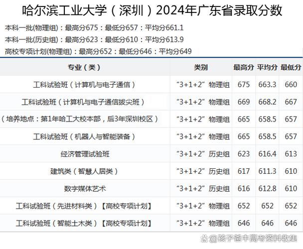 2024年哈爾濱工業大學深圳校區錄取分數線（2024各省份錄取分數線及位次排名）_南方科技大學“雙一流”建設_深圳大學2025年預算