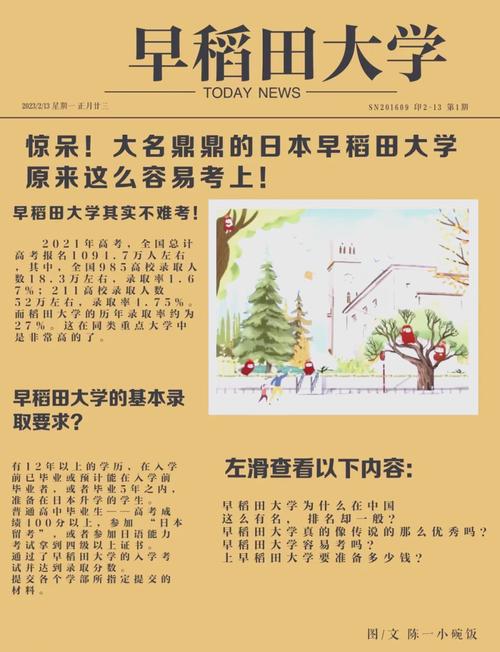 日本早稻田大學_早稻田大學學部生申請要求_日本早稻田大學留學條件