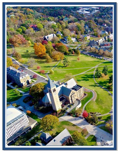美國康奈爾大學_康奈爾大學校園風景_手指湖康奈爾大學歷史