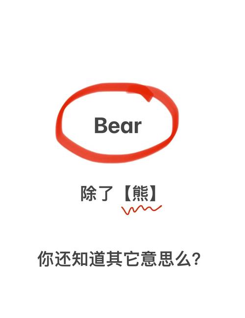bear是什么意思_bear用法_bear忍受