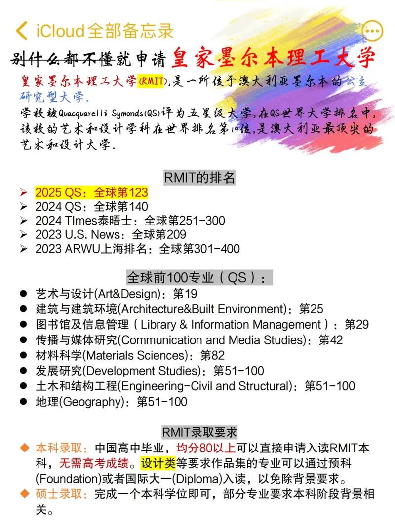 墨爾本皇家理工大學本科申請要求_墨爾本皇家理工大學預科申請條件_墨爾本理工大學