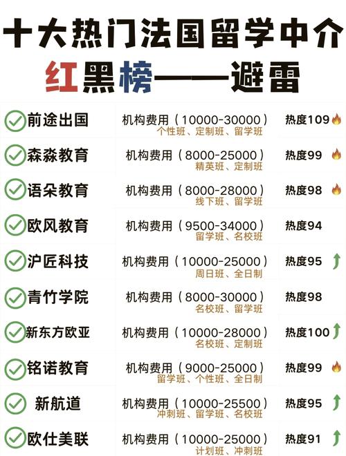 法國留學(xué)中介排名_2025年法國留學(xué)中介機(jī)構(gòu)_法語專業(yè)大學(xué)排名