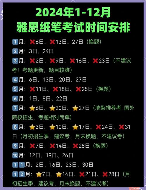 雅思考試報名時間表_雅思報考_2022年雅思考試時間安排