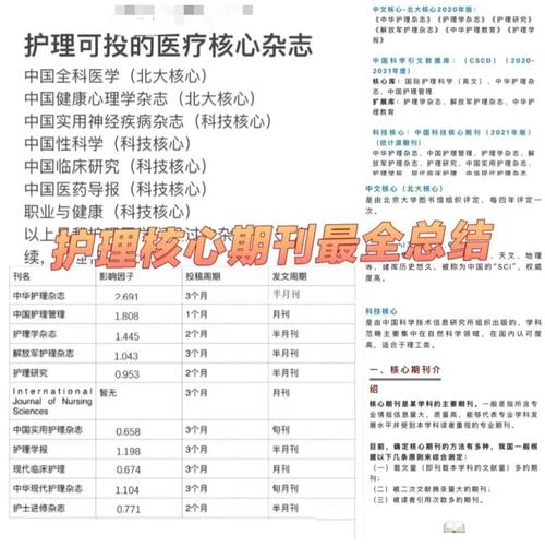 護理學專業排名_ 中文核心護理期刊2023版 _2024年CSCD核心護理期刊目錄 