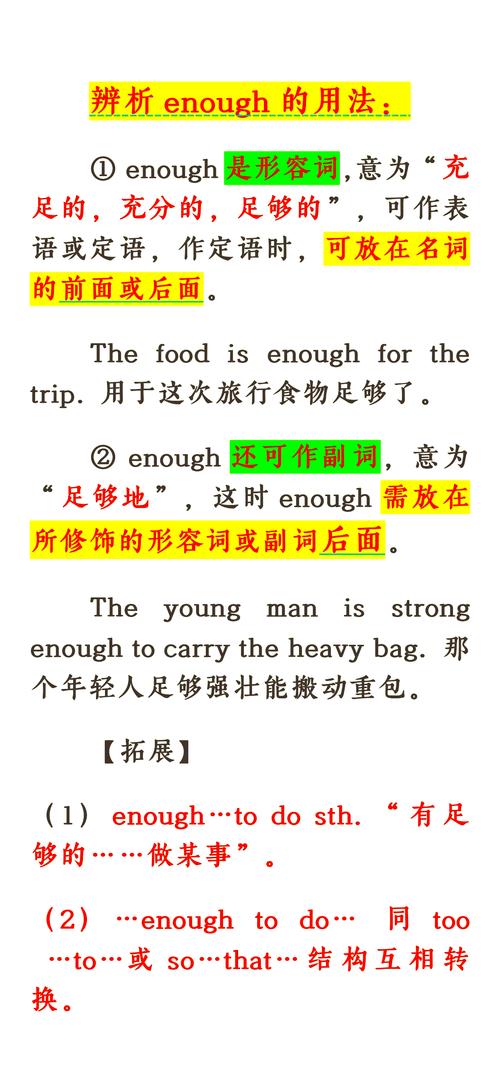 enough同義詞_adequate sufficient辨析_enough什么意思