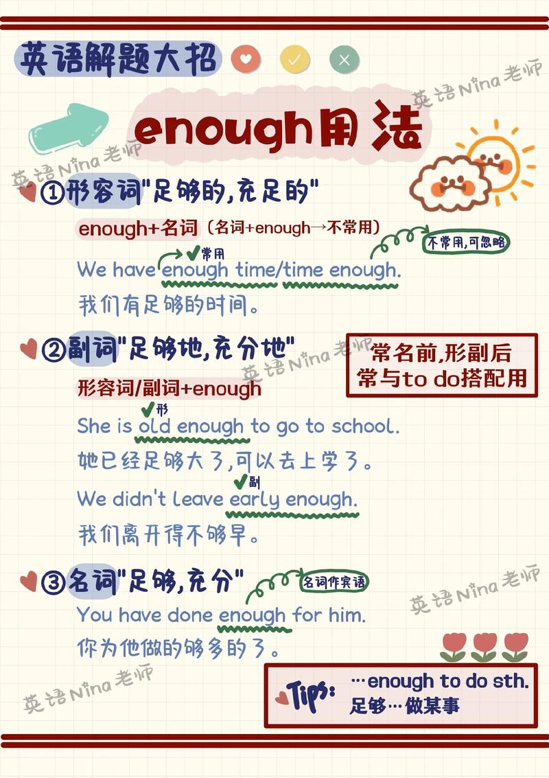 enough什么意思_adequate sufficient辨析_enough同義詞