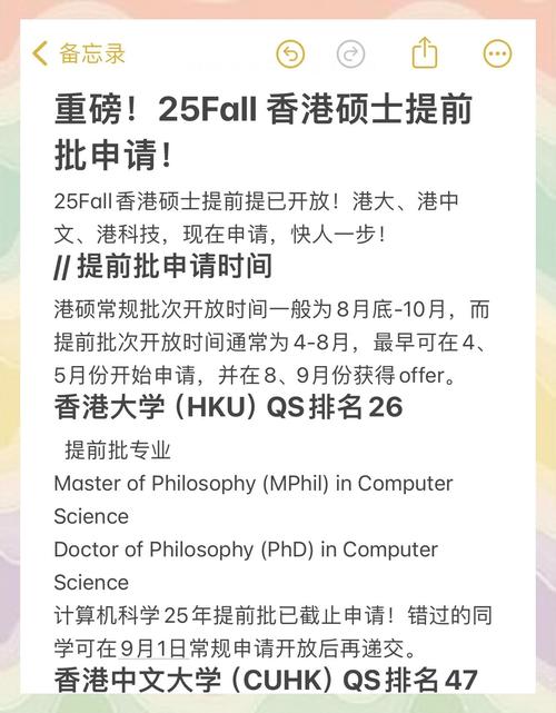 香港中文大學商學院碩士申請時間_香港理工大學研究生專業_2023Fall碩士早輪申請