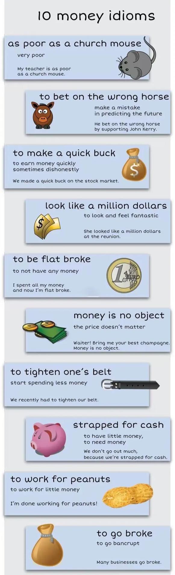 money idioms list_money meaning and usage_money什么意思
