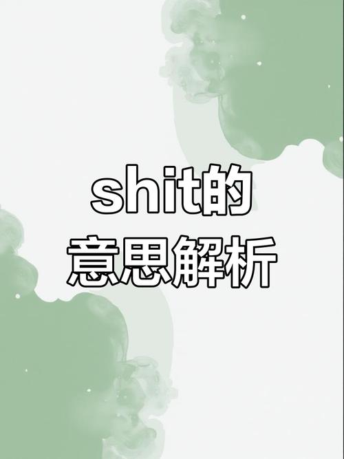 shit中文意思_shit什么意思_屎英文解釋