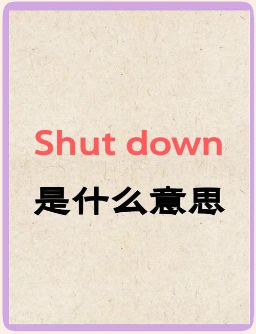 shutdown是什么意思_shutdown meaning in English_shutdown command usage in Windows