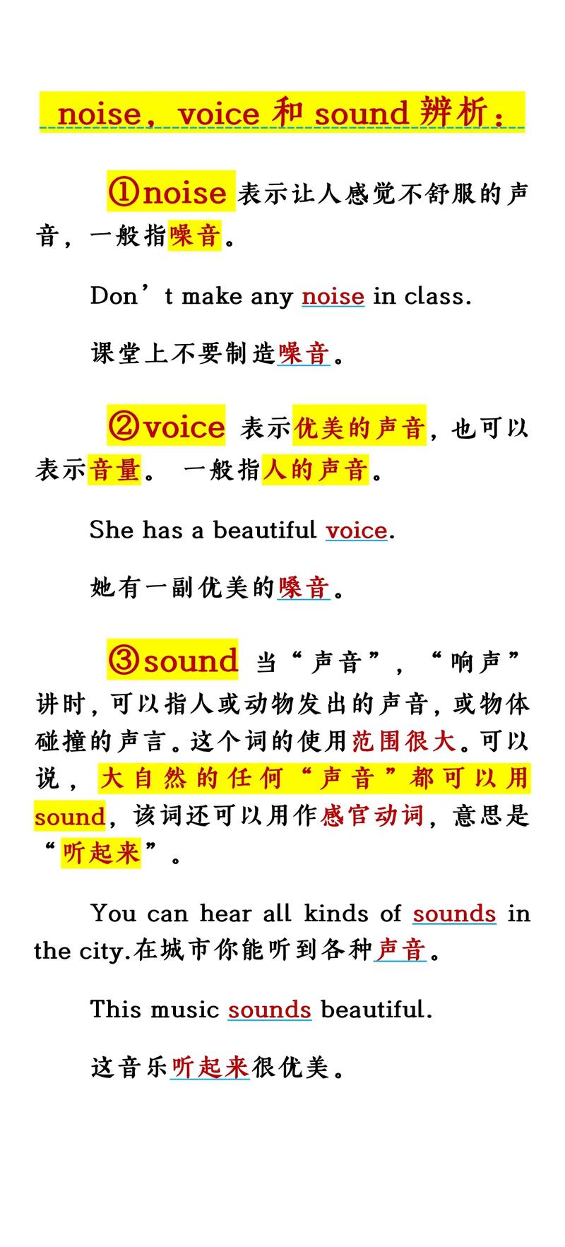 sounds pronunciation and meaning_sounds in daily conversation_sounds什么意思