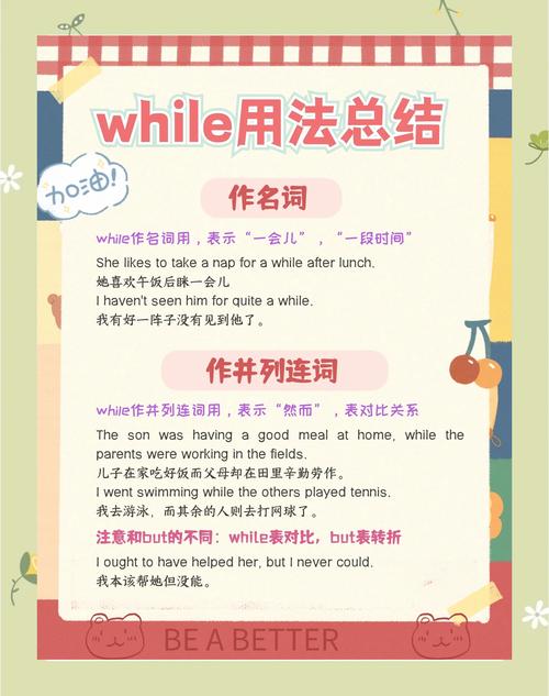 while作為連詞使用_while是什么意思_while的用法