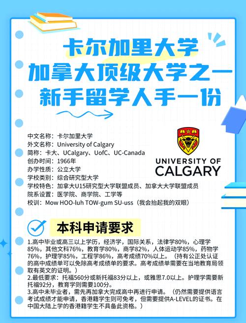 卡爾加里大學本科申請要求_加拿大卡爾加里大學_卡爾加里大學申請條件