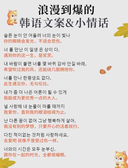 暖心韓語情話_韓文翻譯在線_韓語情話大全