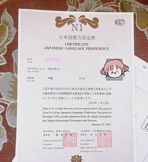 日語能力證書_英語能力證書_中文翻譯日語