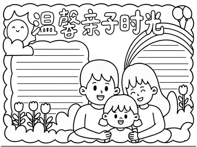 親子手抄報_培養寶寶閱讀興趣的方法_親子共讀手抄報簡單又漂亮