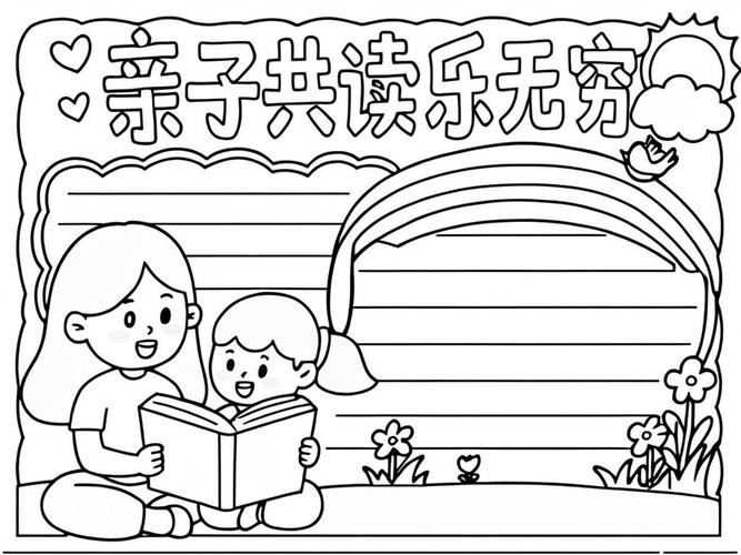 親子手抄報_親子共讀手抄報簡單又漂亮_培養寶寶閱讀興趣的方法