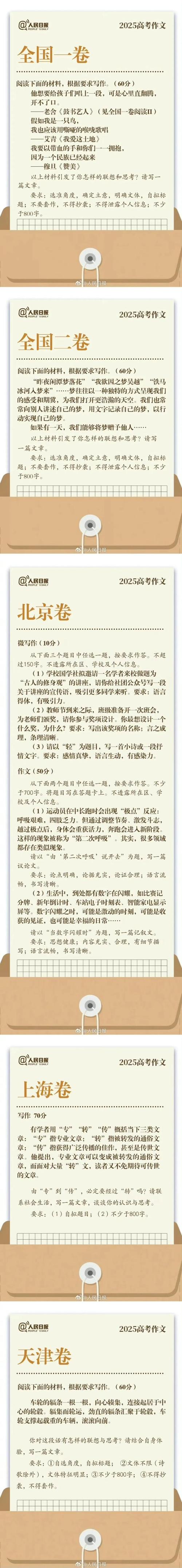 2025年高考語文作文試題 全國一卷 艾青《我愛這土地》_2025高考作文押題范文