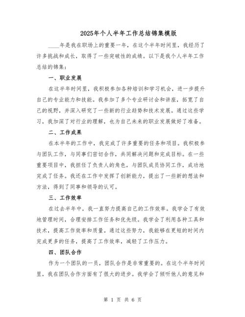 2025年個人工作總結(jié)與感想_年工作成績回顧與感想_2025工作總結(jié)