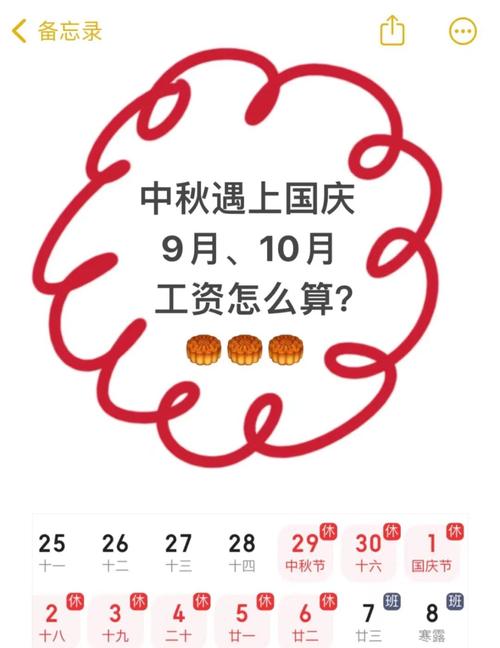 2025國慶節放假安排時間表最新_國慶節加班費計算_中秋節工資支付規定