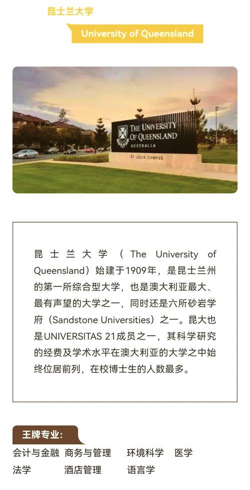 澳大利亞昆士蘭大學世界大學排名_澳大利亞昆士蘭大學優勢專業_布里斯班大學