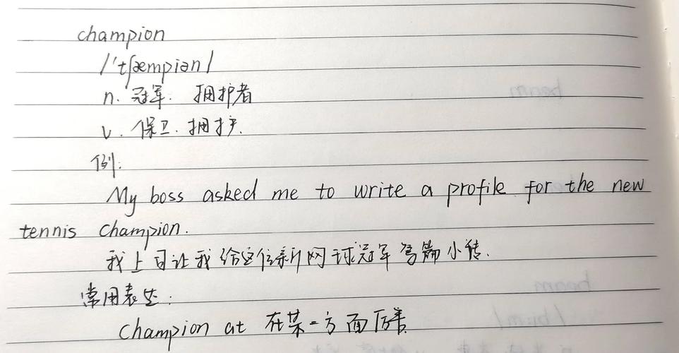 champion是什么意思_champion英文翻譯_champion詞典釋義