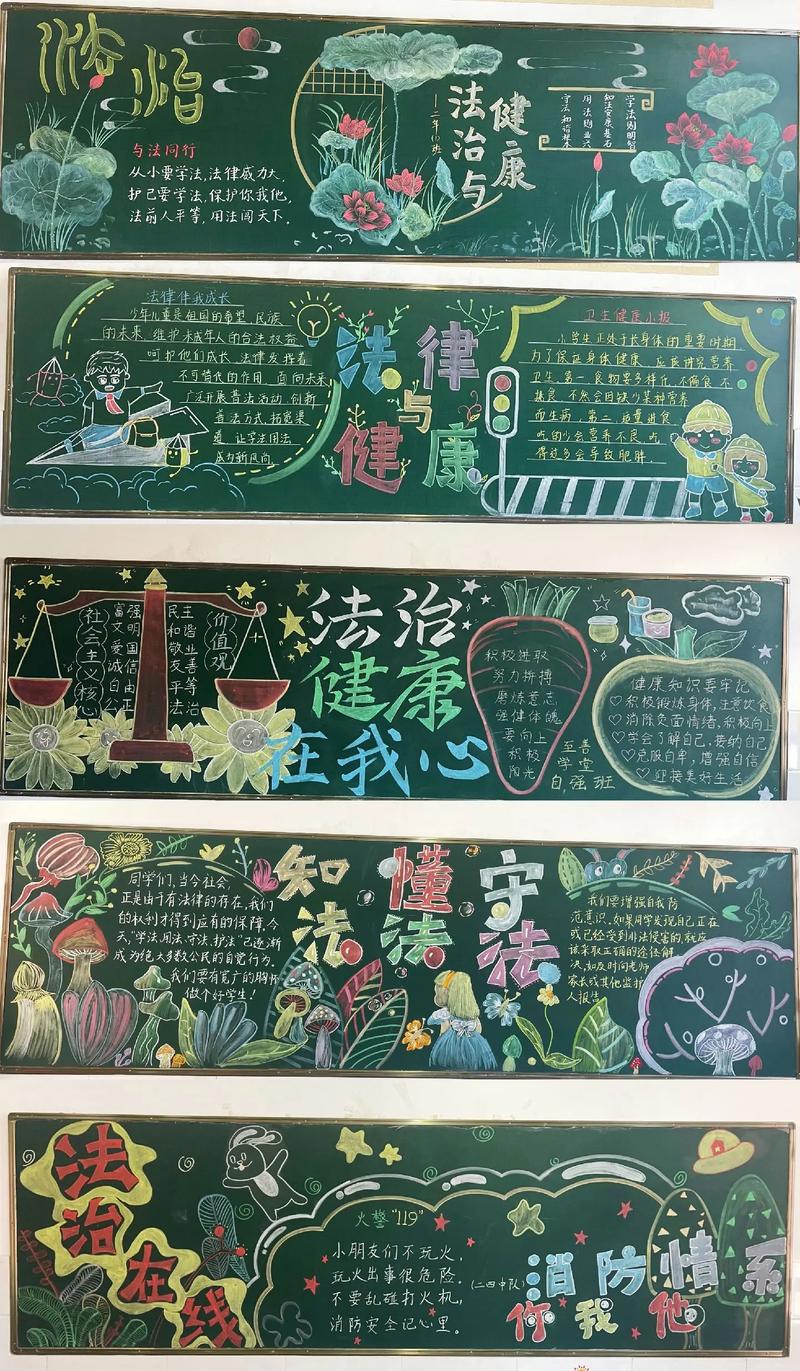 法制黑板報內容設計_中小學法制教育黑板報模板_法制黑板報