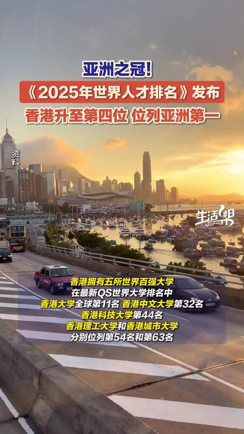 全世界最好的大學_2025年世界人才排名 香港躍升至第4位 留學香港品牌推廣